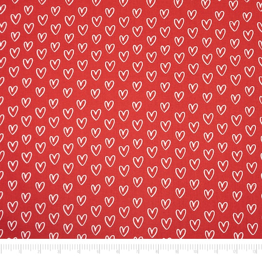 SINGER Red Heart Cotton Fabric